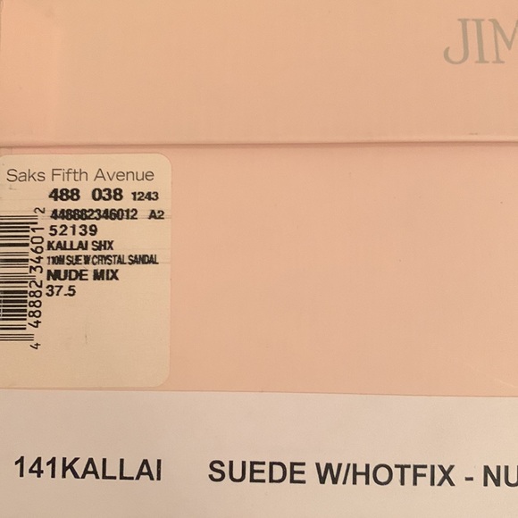 Jimmy Choo Kallai Suede and Crystal Heels - Picture 8 of 8